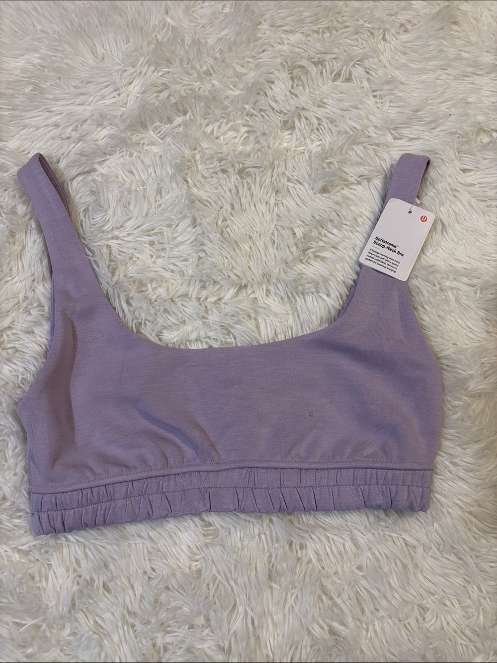 Lululemon Lavender Softstreme Scoop Neck Bra
